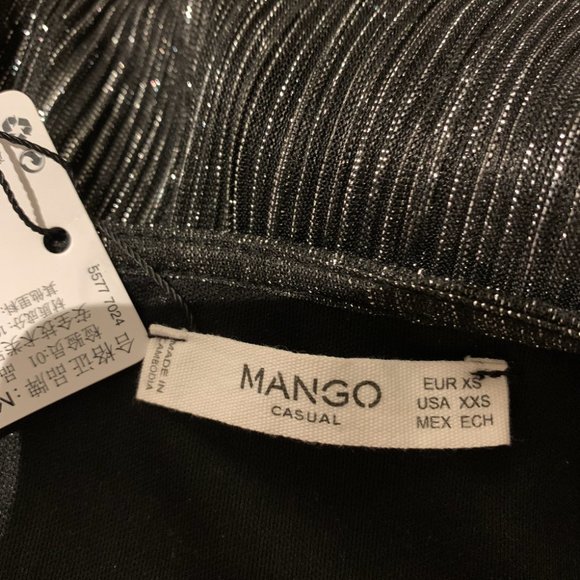 PARTY WOMEN'S TOP SHINY BRAND NEW MANGO - Picture 4 of 5